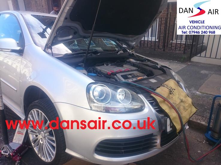 vw golf air con regas service birmingham